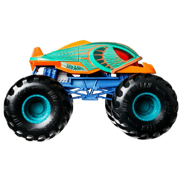 Hot Wheels Monster Trucks Oversized Piran-Ahhhh 124 Diecast Car