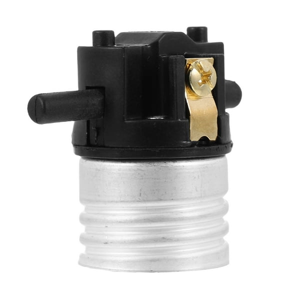 ColoMX Tornillo medio E26 enchufe de luz con interruptor de encendido/apagado E26 Push Spush Sporter Reemplazo de la pieza de reemplazo compatible con bombillas E26 para el hogar y el negocio
