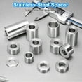 thumbnail image 6 of 10 Pack Stainless Steel Spacer 1/2" Bore x 1" OD x 13/16" Length Screw Bushing Plain Finish Round Metal Spacer for M12 Screws Bolts and Rods, 6 of 6