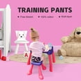 thumbnail image 3 of BIG ELEPHANT Baby Girls Potty Training Pants, Toddler Training Underwear 10 Packs, 2T, 3 of 15
