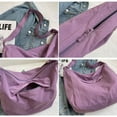 thumbnail image 5 of HLSOHJP Nylon Hobo Bags Large Tote Bag Women Crossbody Purse Soft Shoulder Bag Casual Work College Travel Handbags Top-Handle Bag, 5 of 7