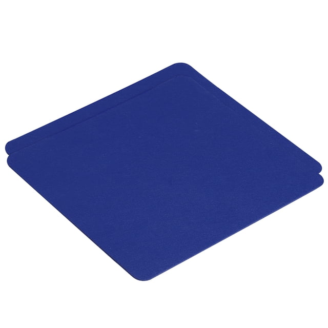 Unique Bargains 8x8" Mouse Pad, 2 Pack Dual Side Soft Smooth Desk Pad Writing Mat, Blue