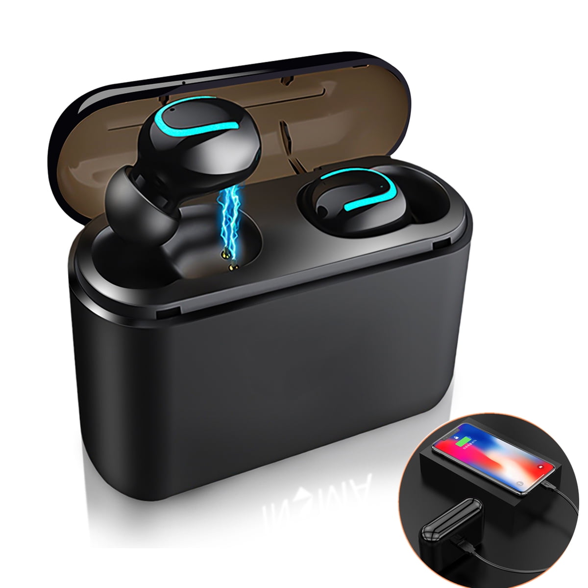 HIFI TWS Wireless bluetooth 5.0 Earphones CVC 8.0 Noise Reduction Dual