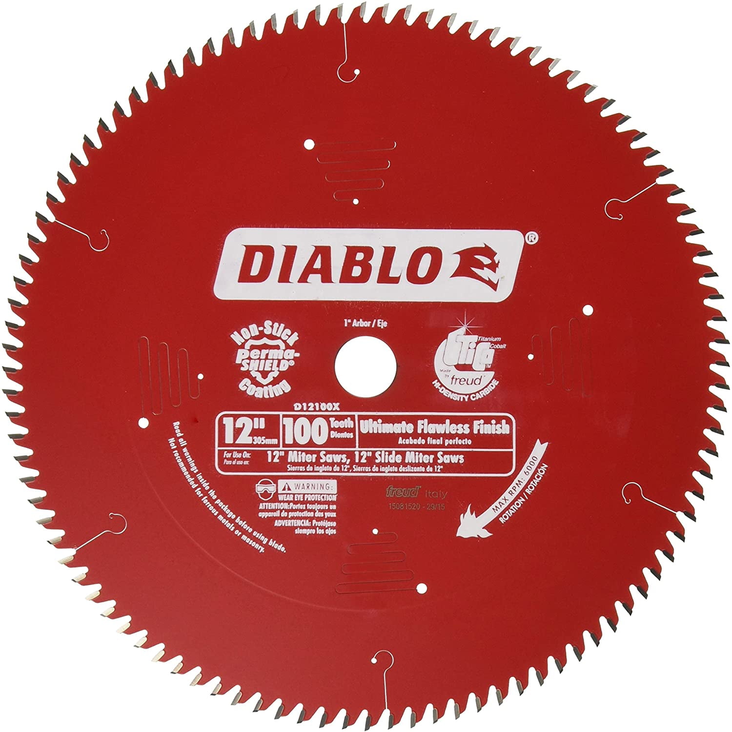 Freud D12100X 100 Tooth Diablo Ultra 