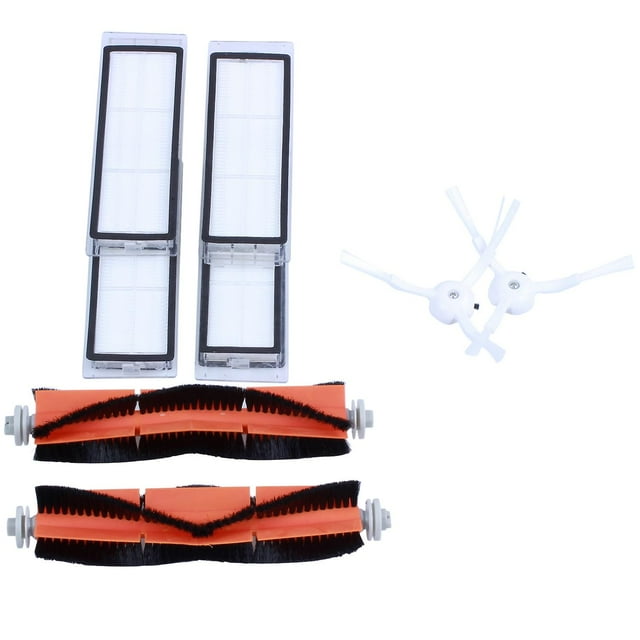 8 Pcs For Xiaomi Roborock Robot S50 S51 Filter Side Brush Roll Brush