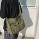thumbnail image 4 of Qarigey Bolso de mano elegante y práctico para mujer hecho de lona duradera bolso de hombro para adolescente Bolsas de mensajero y de hombro Marrón, 4 of 6