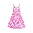 thumbnail image 3 of Girls Dress Pink Shinning Leopard Casual Sundress 4 Years, 3 of 6