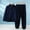 Navy, variant on Vetsdori Long Sleeve Pajamas Sets for Women Plus Size Nightwear Casual 2 Pieces,Soft Sleepwear Pockets Homewear Womens Pajamas Pants