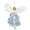 Silver, variant on BNNG Christmas Angel Hanging Ornaments Christmas Angel Doll Furry Wing Long Skirt Angel Doll Pendant Xmas Tree Decoration Gift for Crafts Home Decor Room Decoration