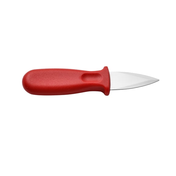 Cook with Color Stainless Steel Oyster Shucking Knife, Oyster Shell Opener Tool with Ergonomic Non-Slip Handle for Shellfish and Seafood, 6 Inch, Dishwasher Safe