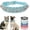Sky blue, variant on Spiked Small Dog Collar, Mushrooms Rivet Spike Studded Protective Pet Neck Pu Leather Puppy Collars for XXS XS Small Medium Large Boy Dogs Male Cats Goat