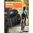 thumbnail image 1 of Bolsa Para Asiento Trasera De Bicicleta Impermeable Sillín Negro VIMI, 1 of 6