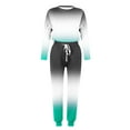 thumbnail image 3 of Aofany Sweat Suits for Women Jogging Suits Loose 2 Piece Sets Gradient Long Sleeve Tops Casual Pants Sweatsuit, 3 of 4
