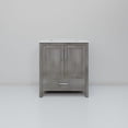 thumbnail image 4 of Jacques 30 in. W x 22 in. D Distressed Grey Bath Vanity and White Quartz Top, 4 of 9
