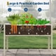 thumbnail image 4 of Yeshouse Jardinera elevada galvanizada, jardinera metálica duradera para verduras, hierbas y flores, ideal para patio y balcón, 4 of 6