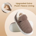 thumbnail image 2 of Fadezar Womens Fuzzy Slippers Memory Foam Warm House Shoes for Women and Men, 2 of 6