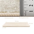 thumbnail image 2 of Pure Era Bullnose Carpet Stair Treads Protector Cover 9" x 30" Indoor Non Slip Self Adhensive Set of 12,Beige, 2 of 9