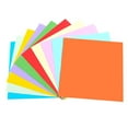 thumbnail image 3 of HLONK 100Pcs Square Origami Paper Double Sided Coloured DIY Folded Papercraft Tool, 3 of 7