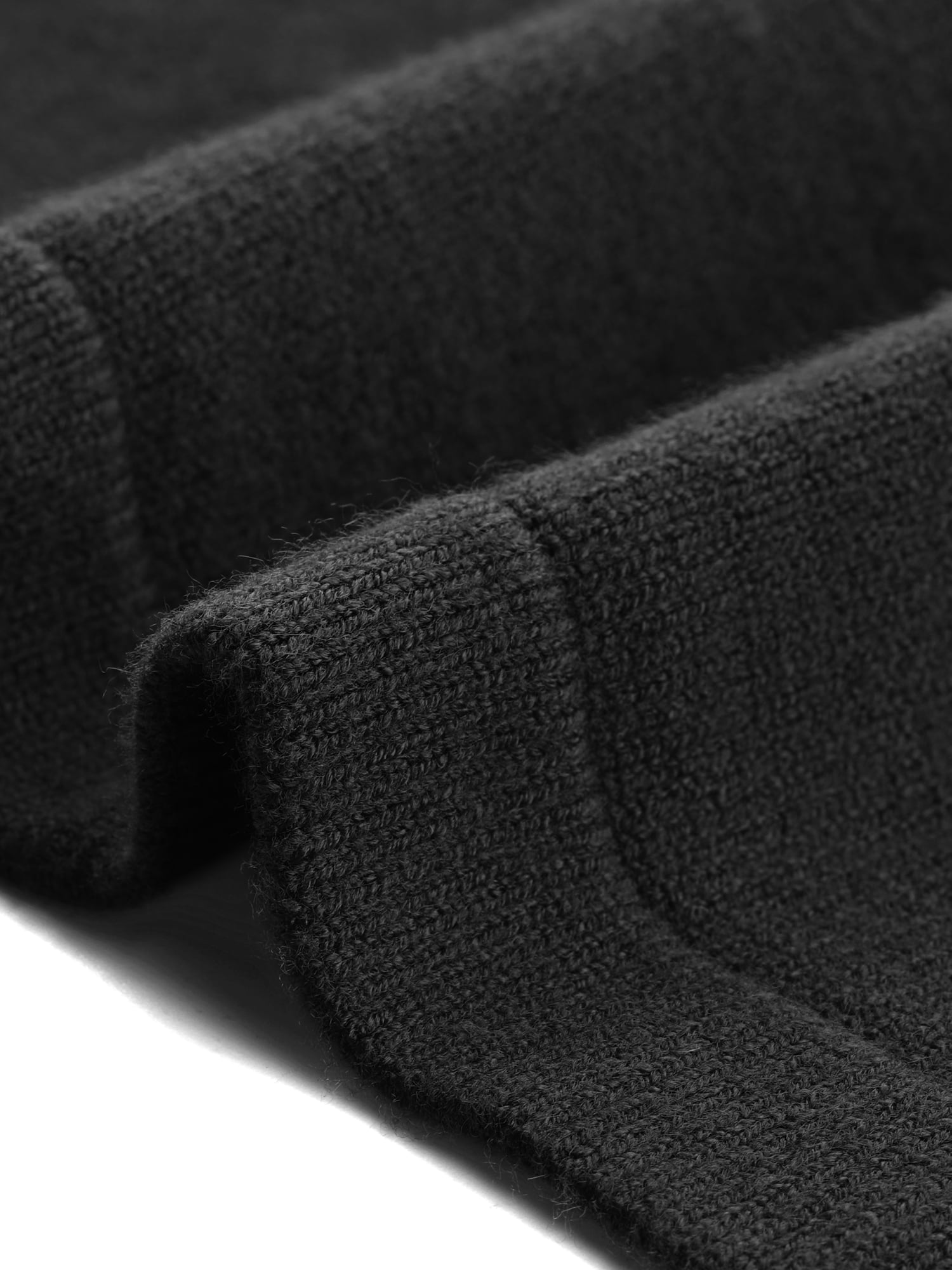 DARING DIVA Women's Crewneck Ribbed Knit Pullover Long Sleeve Sweater L Black