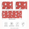 thumbnail image 2 of Yayeee Pillowcase King Size Set of 2 Satin Wrinkle Resistant Pillow Case, Red Snowman, 2 of 8