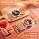 thumbnail image 3 of Recipientes para aperitivos ALFEVA reutilizables, 24 unidades con tapas y 10 tenedores, 3 of 6