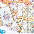 thumbnail image 4 of Evjurcn 24 Sheets Scrapbook Paper for Junk Journal Supplies, 11.8x11.8" Double Sided Aesthetic Craft Paper, 12 Designs, 4 of 7