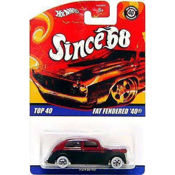 Hot Wheels Since '68 Top 40 Fat Fendered '40 Diecast Vehicle