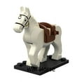 thumbnail image 4 of The Brown White Black Gray Ancient War Horse Model Blocks MOC Bricks Set Gifts Toys For Children XP1007-XP1016, 4 of 5