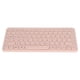 thumbnail image 4 of Teclado inalámbrico de 78 teclas, teclas redondas, delgado, compacto, retro, silencioso, teclado Bluetooth para el hogar, oficina, viajes, rosa, 4 of 9