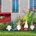 thumbnail image 4 of Yuarrent Estacas de jardín de Halloween, carteles de Metal encantadores para el suelo, adorno de gnomo para fiesta, patio, césped, balcón, decoraciones Kits de decoración para fiestas Tipo4 Yuarrent HA043840-04, 4 of 6