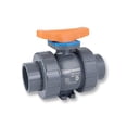 thumbnail image 2 of Hayward TBH1125ASTV0000 Series TBH True Union Ball Valve, Socket/Threaded End, PVC with FPM Seals, 1-1/4" Size, 2 of 3
