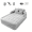 Gray, variant on KFeng 18in Queen Gray Inflatable Air Mattress with Headboard,Built-in & Removable Pump,Camping & Home Use