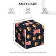 thumbnail image 4 of Fuzoiu cartoon octopus Print Tissue Box Cover Holder, Square Leather Tissue Box,PU Leather Decorative Organizer for Tabletop, Bathroom, Car, Office, 4 of 7