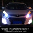 thumbnail image 4 of 1 pieza de luz LED de circulación diurna ultrafina para automóvil, tira de LED de tubo suave, guía de luz de agua de colores, tiras de luces para automóvil, tira de luces, 4 of 5