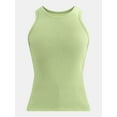 thumbnail image 5 of No Boundaries Ribbed High Neck Tank Top, Women's, 5 of 5