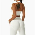 thumbnail image 2 of Sexy Halter Yoga Bra gimnasio entrenamiento Push Up correr deportes ropa interior reunión deportes chaleco parte de atrás bonita Fitness Top, 2 of 5