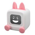 thumbnail image 1 of TV Robot  Speaker, GIF Album Mode  Speaker Alarm Clock 2.01 Inch Screen  for Bedroom Pink,Light Green, 1 of 7