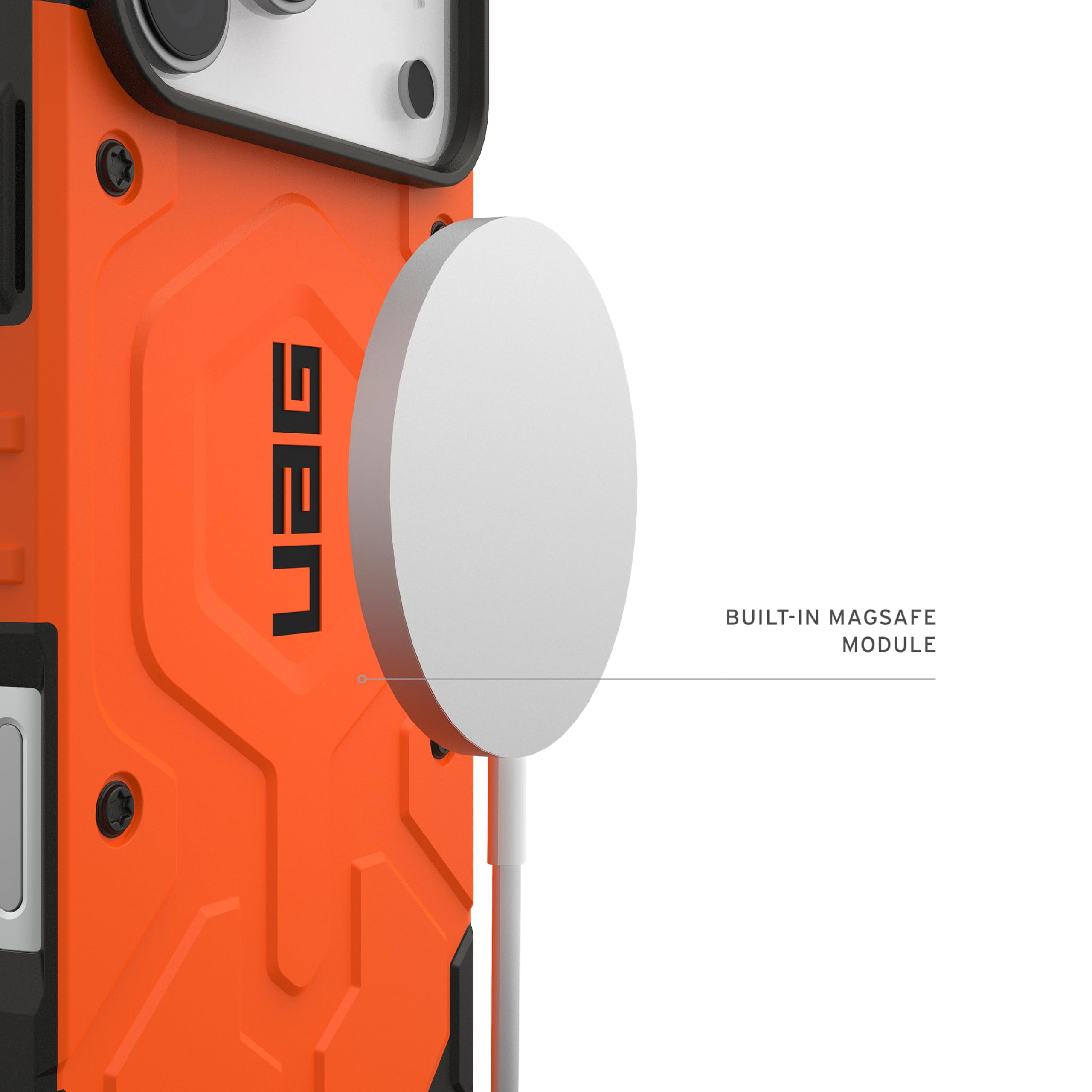 UAG iPhone 17 Pro Max Case Pathfinder - Compatible with MagSafe Military Grade Protective Cover, Orange
