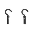 thumbnail image 2 of Hook for Robotic Pool Cleaner, Attaches to Telescopic Poles for Above Ground and Underwater Use, Including Cordless Vacuum Robot (Black/2 Pack) 3.7x8.0", 2 of 5