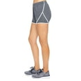 thumbnail image 3 of Expert Brand USA-Made Women's Oxymesh™ Fitness Athletic Shorts, Graphite, XL, 3 of 7