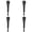 Black*4, variant on Multi Functional Digital Cleaning Brush, Soft No Damage Tool For Dust Removal In Phone Earphones Charging Ports Speaker Slots (Black ,6.5*1.5CM)