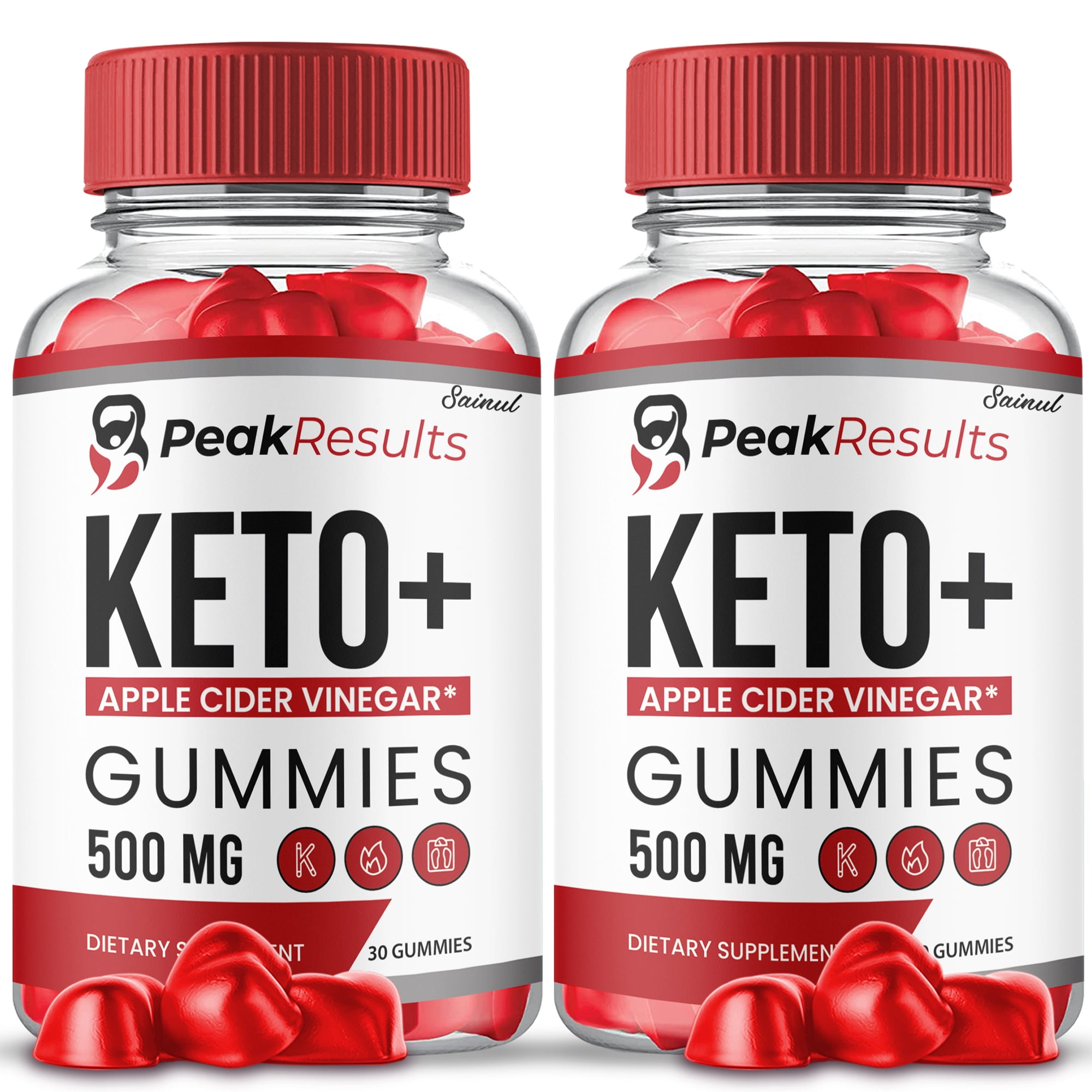 Peak Results Keto ACV Gummies, Maximum Strength Formula, Peak Results Keto Supplement (2 pack)