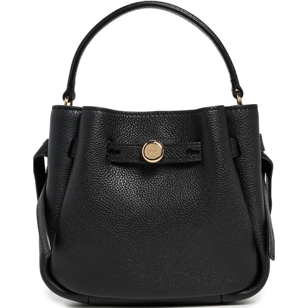 Tory Burch Women's Blake Pebbled Leather Small Tote Bag (Black