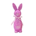 thumbnail image 2 of Adornos de Pascua, regalos de Pascua, adornos de conejito de Pascua con lentejuelas brillantes, decoración para el hogar, jardinería, escaparate, adorno de conejito de espuma, 2 of 6