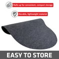 thumbnail image 6 of Drymate Christmas Tree Stand Mat (28”), Protects Floors from Spills and Scratches, Absorbent, Waterproof, Machine Washable, Durable, (Made in The USA)(Charcoal), 6 of 7