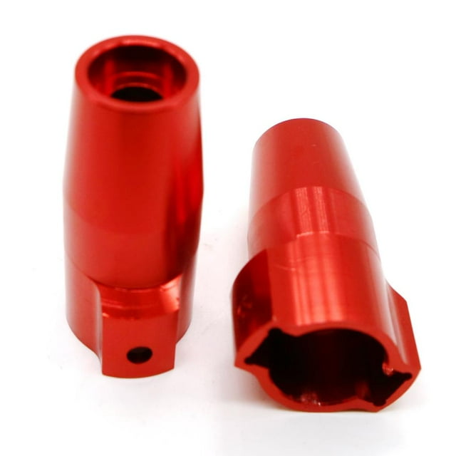 ZLight Aluminum Alloy Wear Resistant Rear Hub Carrier For 1/10 HSP 94180 Crawler Red
