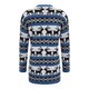 thumbnail image 3 of Gibobby Suéteres de invierno de punto Cárdigan de navideño de otoño e invierno para mujer, chaqueta de suéter navideño de longitud media (Azul, XL), 3 of 5