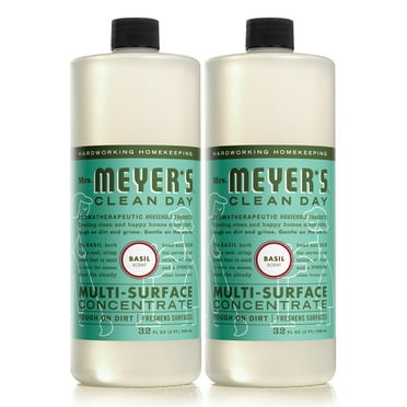 Mrs. Meyer’s Clean Day Multi-Surface Cleaner Concentrate, Basil Scent, 32 Ounce Bottle