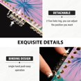 thumbnail image 4 of Wirebound Notebook Hardcover Spiral Notebooks Pink and Teal Tie-dye, 60 Pages, 80 GSM, 5.7 x 8.3in, 4 of 7