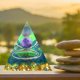 thumbnail image 3 of Orgone Pyramid 5 Cm Piedra Natural Crystals Generador Universal para La Oficina en Casa Regalo Al Aire Libre, 3 of 8